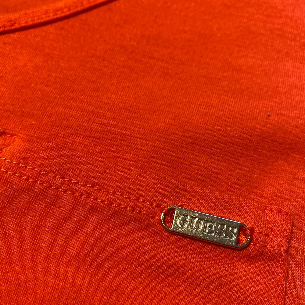 Guess Vibrant Orange Short Sleeve Tee - Picture 3 of 4